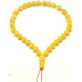 Natural Islamic 33 prayer round amber beads rosary